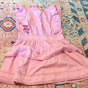 Chelsea & Violet Light Pink Ruffle Dress